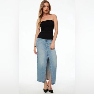 Dynamite Denim Maxi Skirt